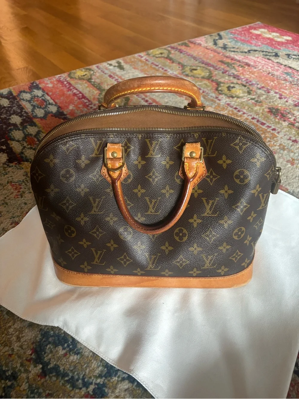 Louis Vuitton Vintage Monogram Alma PM Top Handle Bag - 1997